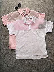 短款衬衫欧美式图片,简约而不简单