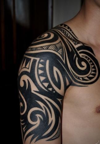 欧美纹身图腾拼接图片,一场视觉盛宴的拼接之旅